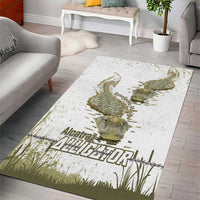 Everglades Florida Alligators Area Rug Alcatraz Est 2025 - Wonder Print Shop