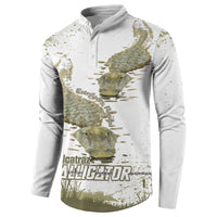 Everglades Florida Alligators Button Sweatshirt Alcatraz Est 2025 - Wonder Print Shop