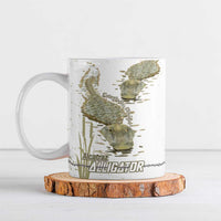 Everglades Florida Alligators Ceramic Mug Alcatraz Est 2025 - Wonder Print Shop