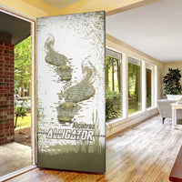 Everglades Florida Alligators Door Cover Alcatraz Est 2025 - Wonder Print Shop