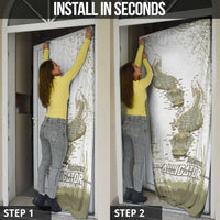 Everglades Florida Alligators Door Cover Alcatraz Est 2025 - Wonder Print Shop