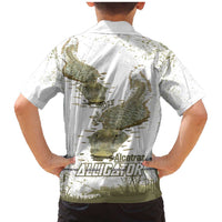 Everglades Florida Alligators Family Matching Mermaid Dress and Hawaiian Shirt Alcatraz Est 2025 - Wonder Print Shop
