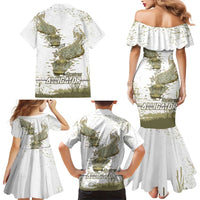 Everglades Florida Alligators Family Matching Mermaid Dress and Hawaiian Shirt Alcatraz Est 2025 - Wonder Print Shop