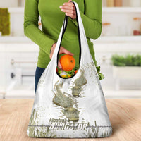 Everglades Florida Alligators Grocery Bag Alcatraz Est 2025 - Wonder Print Shop