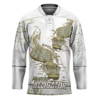 Everglades Florida Alligators Hockey Jersey Alcatraz Est 2025 - Wonder Print Shop