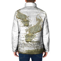 Everglades Florida Alligators Padded Jacket Alcatraz Est 2025 - Wonder Print Shop