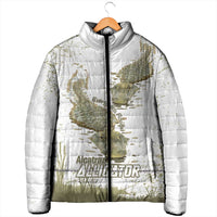 Everglades Florida Alligators Padded Jacket Alcatraz Est 2025 - Wonder Print Shop