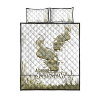 Everglades Florida Alligators Quilt Bed Set Alcatraz Est 2025 - Wonder Print Shop