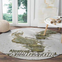 Everglades Florida Alligators Round Carpet Alcatraz Est 2025 - Wonder Print Shop