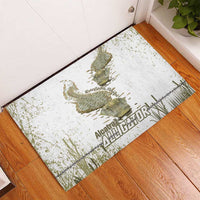 Everglades Florida Alligators Rubber Doormat Alcatraz Est 2025 - Wonder Print Shop