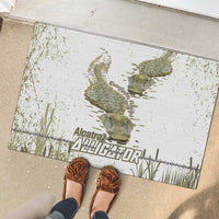 Everglades Florida Alligators Rubber Doormat Alcatraz Est 2025 - Wonder Print Shop