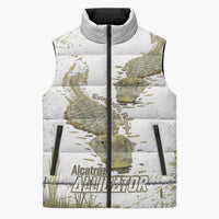 Everglades Florida Alligators Sleeveless Puffer Jacket Alcatraz Est 2025 - Wonder Print Shop