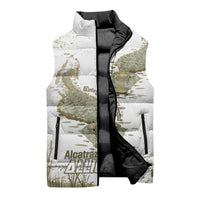 Everglades Florida Alligators Sleeveless Puffer Jacket Alcatraz Est 2025 - Wonder Print Shop