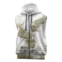 Everglades Florida Alligators Sleeveless Zip Hoodie Alcatraz Est 2025 - Wonder Print Shop