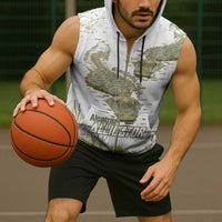 Everglades Florida Alligators Sleeveless Zip Hoodie Alcatraz Est 2025 - Wonder Print Shop