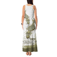 Everglades Florida Alligators Tank Maxi Dress Alcatraz Est 2025 - Wonder Print Shop