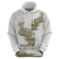 Everglades Florida Alligators Zip Hoodie Alcatraz Est 2025 - Wonder Print Shop