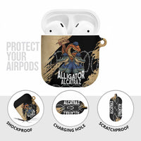 Alligator Alcatraz AirPods Case Gator and Python Restricted Area - Wonder Print Shop