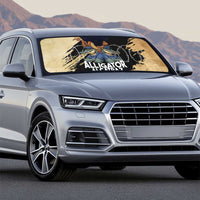 Alligator Alcatraz Auto Sun Shade Gator and Python Restricted Area - Wonder Print Shop