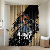 Alligator Alcatraz Bathroom Set Gator and Python Restricted Area - Wonder Print Shop