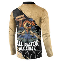 Alligator Alcatraz Button Sweatshirt Gator and Python Restricted Area - Wonder Print Shop