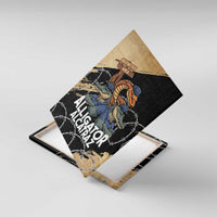 Alligator Alcatraz Canvas Wall Art Gator and Python Restricted Area - Wonder Print Shop