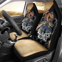 Alligator Alcatraz Car Seat Cover Gator and Python Restricted Area - Wonder Print Shop