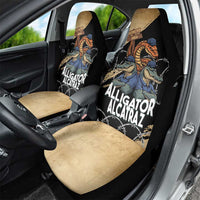 Alligator Alcatraz Car Seat Cover Gator and Python Restricted Area - Wonder Print Shop