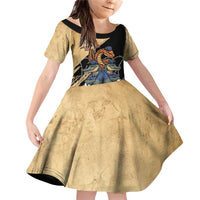 Alligator Alcatraz Family Matching Off Shoulder Short Dress and Hawaiian Shirt Gator and Python Restricted Area - Wonder Print Shop