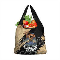 Alligator Alcatraz Grocery Bag Gator and Python Restricted Area - Wonder Print Shop
