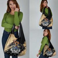 Alligator Alcatraz Grocery Bag Gator and Python Restricted Area - Wonder Print Shop