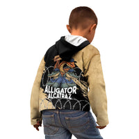 Alligator Alcatraz Kid Hoodie Gator and Python Restricted Area - Wonder Print Shop
