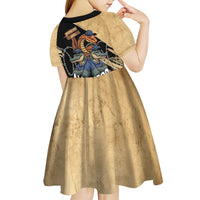 Alligator Alcatraz Kid Short Sleeve Dress Gator and Python Restricted Area - Wonder Print Shop