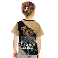 Alligator Alcatraz Kid T Shirt Gator and Python Restricted Area - Wonder Print Shop