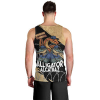 Alligator Alcatraz Men Tank Top Gator and Python Restricted Area - Wonder Print Shop