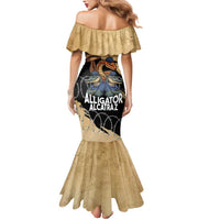 Alligator Alcatraz Mermaid Dress Gator and Python Restricted Area - Wonder Print Shop