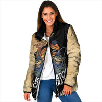 Alligator Alcatraz Padded Jacket Gator and Python Restricted Area - Wonder Print Shop