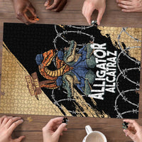 Alligator Alcatraz Puzzle Gator and Python Restricted Area - Wonder Print Shop