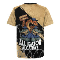 Alligator Alcatraz Rugby Jersey Gator and Python Restricted Area - Wonder Print Shop