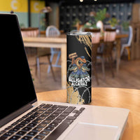 Alligator Alcatraz Skinny Tumbler Gator and Python Restricted Area - Wonder Print Shop