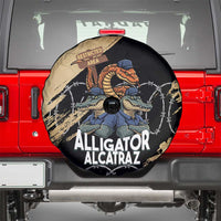 Alligator Alcatraz Spare Tire Cover Gator and Python Restricted Area - Wonder Print Shop