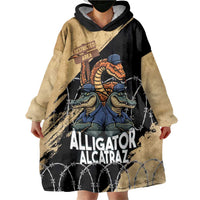 Alligator Alcatraz Wearable Blanket Hoodie Gator and Python Restricted Area - Wonder Print Shop