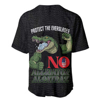 Protect The Everglades Baseball Jersey Gator No Alligator Alcatraz - Wonder Print Shop