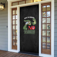 Protect The Everglades Door Cover Gator No Alligator Alcatraz - Wonder Print Shop