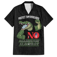 Protect The Everglades Family Matching Puletasi and Hawaiian Shirt Gator No Alligator Alcatraz - Wonder Print Shop