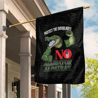Protect The Everglades Garden Flag Gator No Alligator Alcatraz - Wonder Print Shop