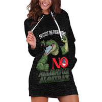 Protect The Everglades Hoodie Dress Gator No Alligator Alcatraz - Wonder Print Shop