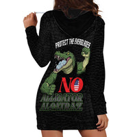 Protect The Everglades Hoodie Dress Gator No Alligator Alcatraz - Wonder Print Shop