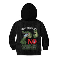 Protect The Everglades Kid Hoodie Gator No Alligator Alcatraz - Wonder Print Shop