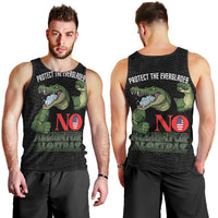 Protect The Everglades Men Tank Top Gator No Alligator Alcatraz - Wonder Print Shop